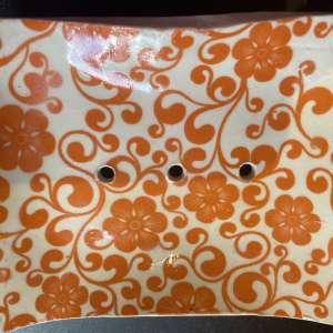 Orange Soap Dish