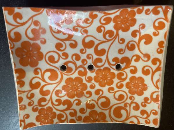 Orange Soap Dish