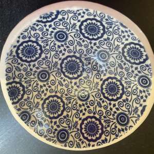 Blue Circles Face Mask Dish