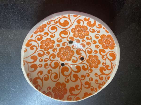 Orange Shampoo Bar Dish