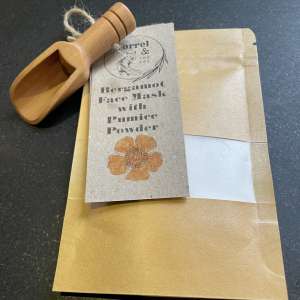 Bergamot Oil Face Mask with Yellow Clay and Pomace Powder