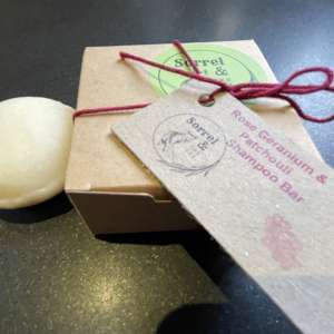 Patchouli & Rose Geranium Shampoo Bar