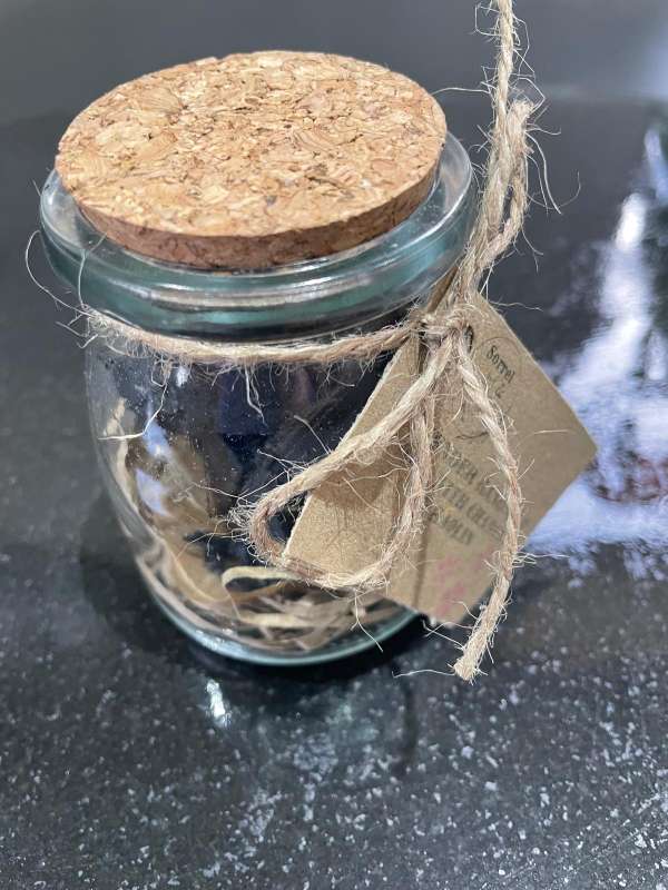 Jar of Lavender & Charcaol Salt Scrub