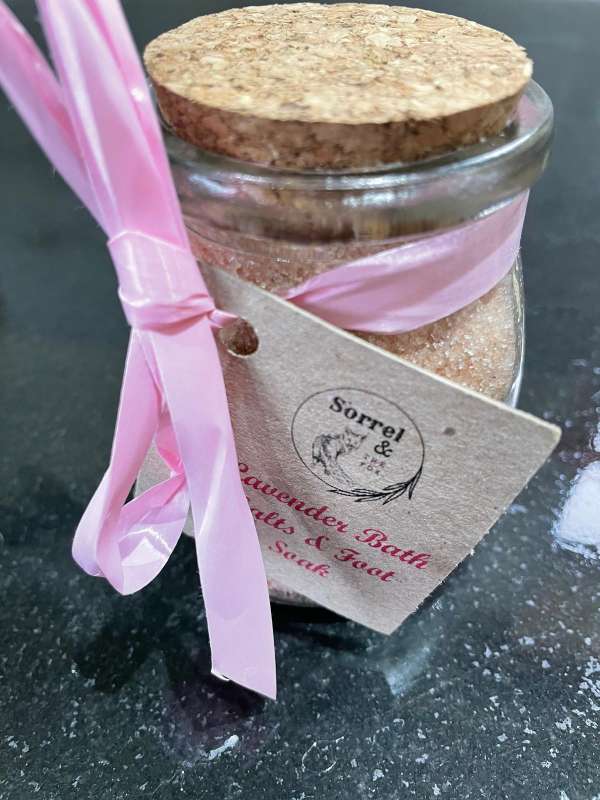 Lavender Bath Salts & Foot Salt 200g