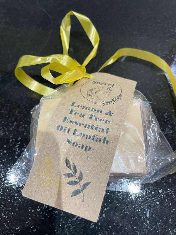 Lemon & Tree Tea Loofah Soap