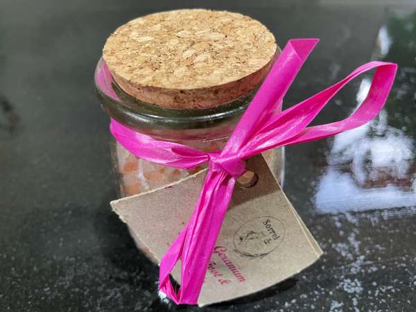 Rose Geranium Bath Foot & Hand Salt 200g